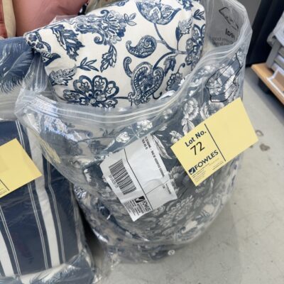 EX STAGING - BAG OF ASSORTED CUSHIONS, SOLD AS IS