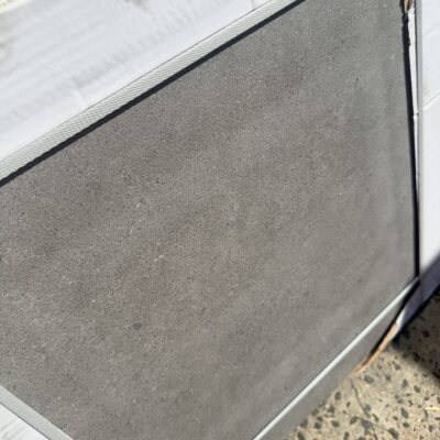 PALLET OF GREY CONCRETE LOOK PORCELAIN PAVERS, 600MM X 600MM X 20MM, ANTI SLIP FINISH, NON-POROUS, STAIN RESISTANT, (40CTNS - 2 PER BOX)