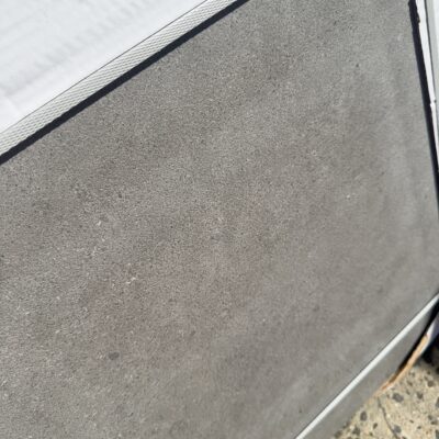 PALLET OF GREY CONCRETE LOOK PORCELAIN PAVERS, 600MM X 600MM X 20MM, ANTI SLIP FINISH, NON-POROUS, STAIN RESISTANT, (40CTNS - 2 PER BOX)