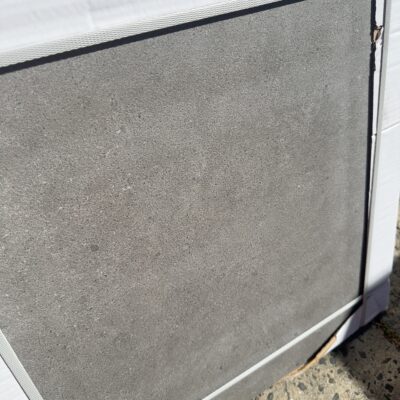 PALLET OF GREY CONCRETE LOOK PORCELAIN PAVERS, 600MM X 600MM X 20MM, ANTI SLIP FINISH, NON-POROUS, STAIN RESISTANT, (40CTNS - 2 PER BOX)