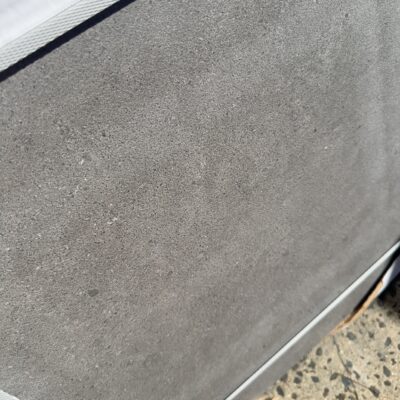 PALLET OF GREY CONCRETE LOOK PORCELAIN PAVERS, 600MM X 600MM X 20MM, ANTI SLIP FINISH, NON-POROUS, STAIN RESISTANT, (40CTNS - 2 PER BOX)