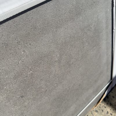 PALLET OF GREY CONCRETE LOOK PORCELAIN PAVERS, 600MM X 600MM X 20MM, ANTI SLIP FINISH, NON-POROUS, STAIN RESISTANT, (40CTNS - 2 PER BOX)