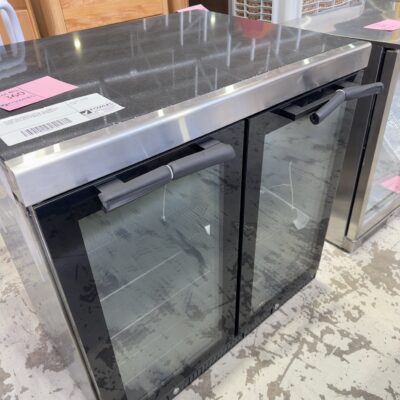 EX DISPLAY GASMATE PREMIUM 2 DOOR FRIDGE WITH MATCHING TOP, BFR2088 RRP99, SOLD AS IS, 3 MONTH WARRANTY
