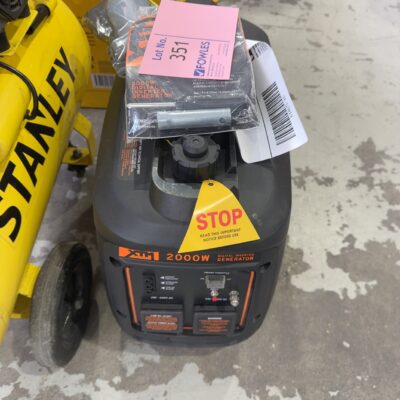 EX DISPLAY XTM 2000WATT DIGITAL INVERTER GENERATOR, SOLD AS IS, 3 MONTH WARRANTY