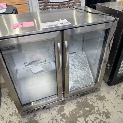 EX DISPLAY MATADOR S/STEEL DOUBLE DOOR FRIDGE MF228FV1, RRP99, SOLD AS IS