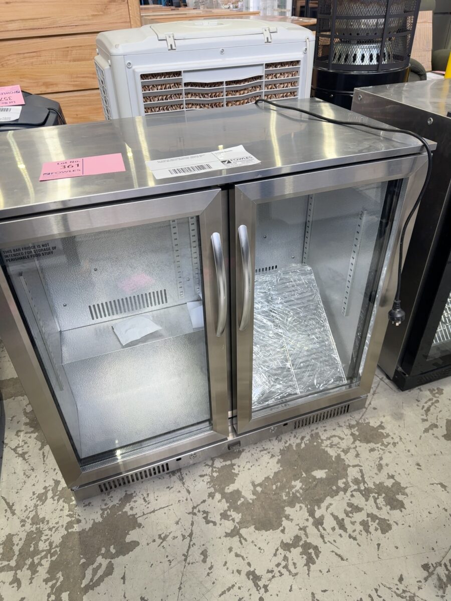 EX DISPLAY MATADOR S/STEEL DOUBLE DOOR FRIDGE MF228FV1, RRP$1299, SOLD AS IS