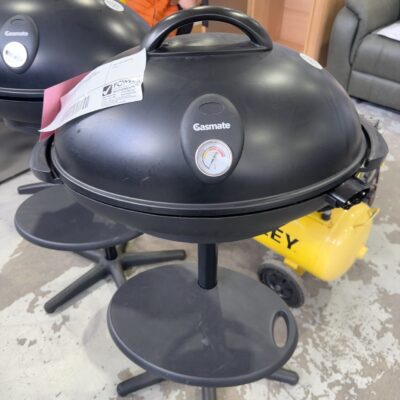 EX DISPLAY GASMATE BLACK PORTABLE ELECTRIC BBQ, 3 MONTH WARRANTY BQE328 RRP9