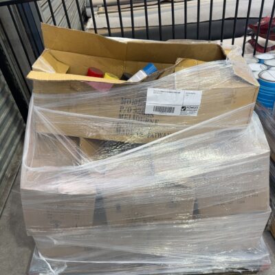 PALLET OF ASSORTED COLOURED SPRAY CANS SOLD AS IS #13