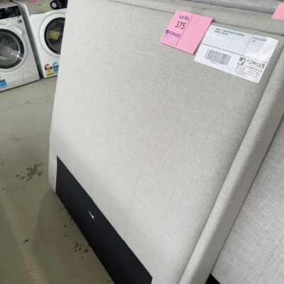 SAMPLE - ESCADA DOUBLE SIZE BEDHEAD, OATMEAL, SOLD AS IS
