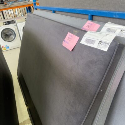 SAMPLE - WILLOW KING SIZE BEDHEAD, BLACK , SOLD AS IS