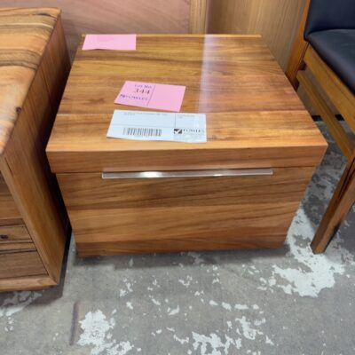 EX DISPLAY ATLAS BLACKWOOD LAMP TABLE, SOLD AS IS