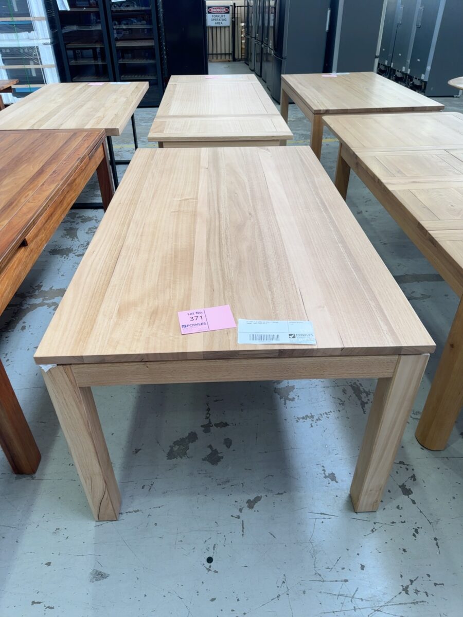 EX DISPLAY ELWOOD MESSMATE 1800MM DINING TABLE, SOLD AS IS