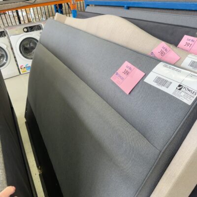 SAMPLE - NEW KENNEDY KING SIZE HEADBOARD ONLY, SLATE, SOLD AS IS