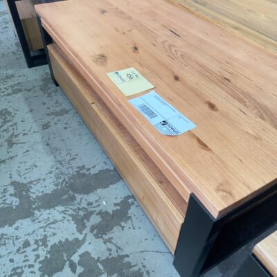 EX DISPLAY COWEN MESSMATE COFFEE TABLE, SPLIT IN TOP, SOLD AS IS