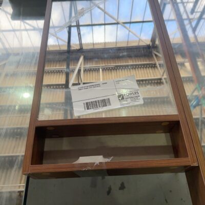 EX DISPLAY BATHROOM MIRROR - 800MM HIGH X 420MM WIDE SOLD AS IS