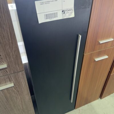 EX DISPLAY BATHROOM TALLBOY, WENGE LAMINATE, SOLD AS IS