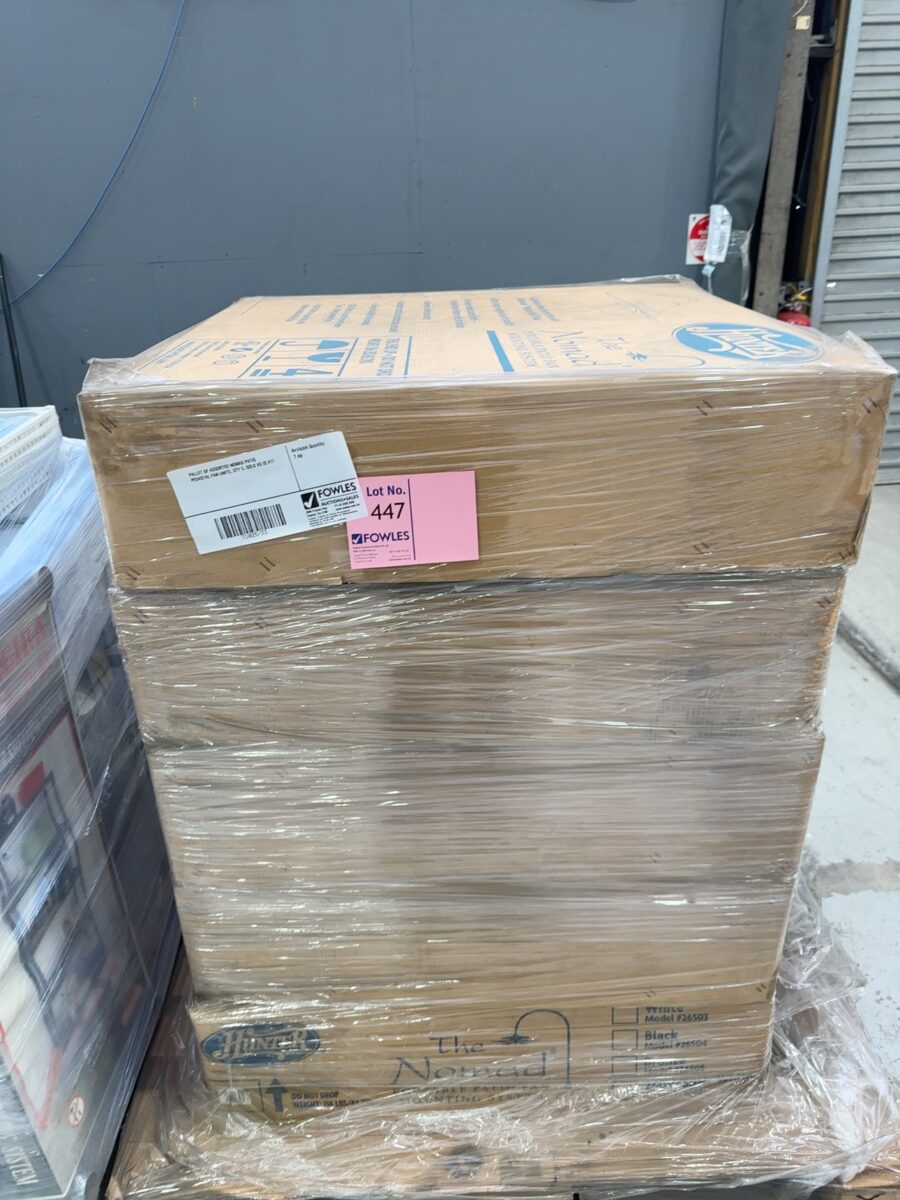 PALLET OF ASSORTED NOMAD PATIO PEDASTAL FAN UNITS, QTY 5, SOLD AS IS #17