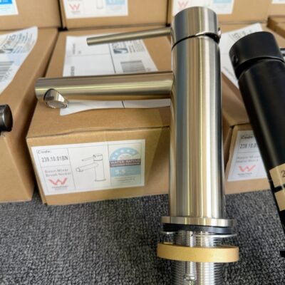 BRUSHED NICKEL VANITY BASIN MIXER