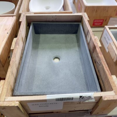 STONE VANITY BASIN IERK CONCRETE BASIN