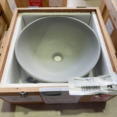 STONE VANITY BASIN ERIN GREY