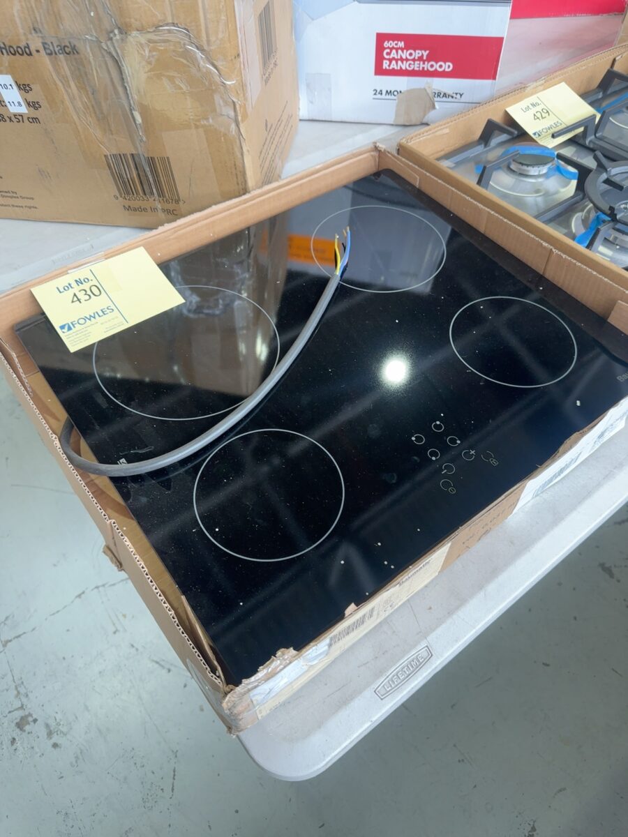 EX DISPLAY BAUMATIC BT64, 600MM CERAMIC COOKTOP, 3 MONTH WARRANTY