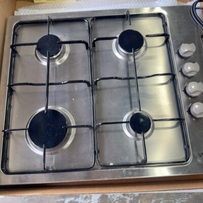 EX DISPLAY VENETO 600MM GAS COOKTOP VH64SS, 3 MONTH WARRANTY