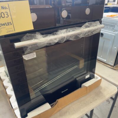 EX DISPLAY BAUMATIC B05M, 600MM ELECTRIC OVEN WITH 5 COOKING FUNCTIONS, RRP9 3 MONTH WARRANTY