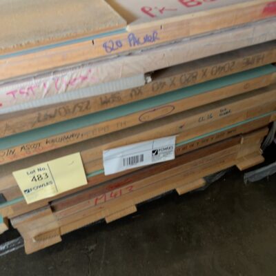 PALLET OF ASSORTED 2040X820 ENRANCE DOORS SOLD AS IS