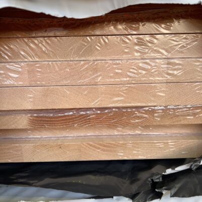 600X33 GLACIAL OAK STANDARD GRADE LAM KD HARDWOOD BENCHTOPS-12/2.4