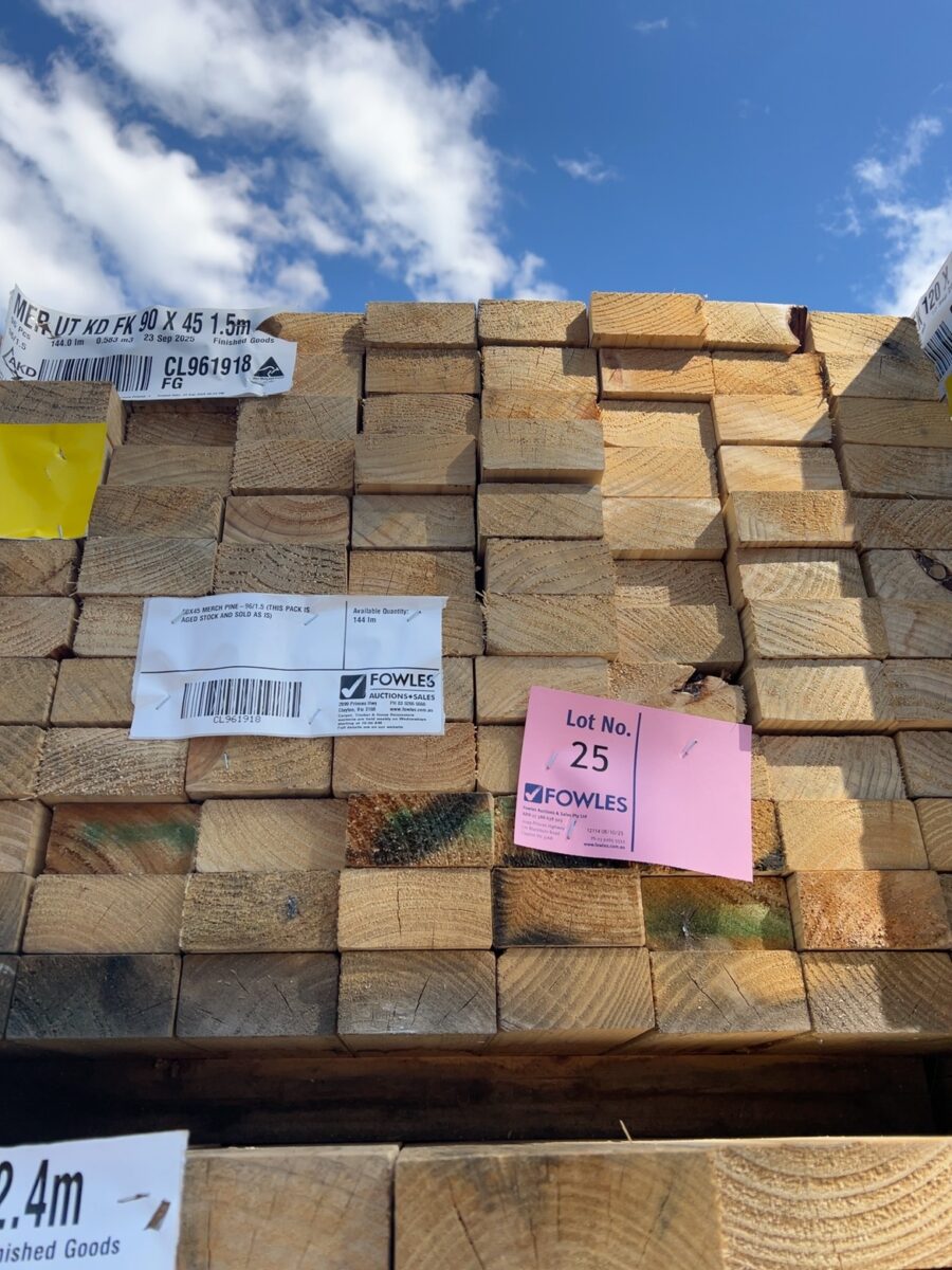 90X45 MERCH PINE-96/1.5 (THIS PACK IS AGED STOCK AND SOLD AS IS)