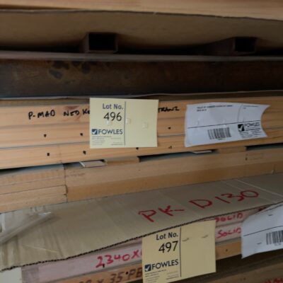 PALLET OF 3/2040X920 GLAZED EXT DOORS SOLD AS IS