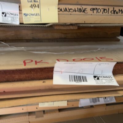 1/2340X1020 MERBAU 8-LITE DOOR GLAZED CLEAR SOLD AS IS