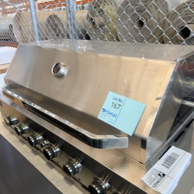 EX DEMO 1200MM BUILT IN BBQ, EAL1200RBQ, 6 BURNERS WITH 3 MONTH WARRANTY