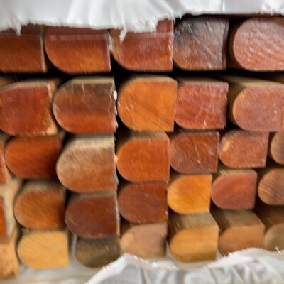 30X40X50 SOLID BANGKIRAI KD BATTENS WITH BEVELLED SHAPE TOP- 95/3.9