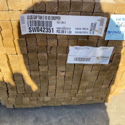 42X35 H3 TAN E TREATED PINE DROPPERS-288/1.3