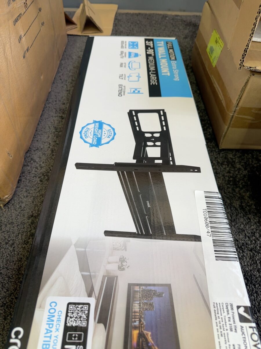 CREST FULL MOTION TV WALL MOUNT EXTRA STRONG, LARGE BRBFMXL
