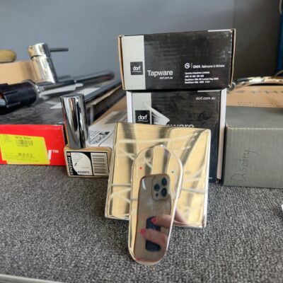 VIRIDIAN CHROME SHOWER BATH MIXER COMPLETE SET - BODY & TRIM KIT 811013C & 811014C