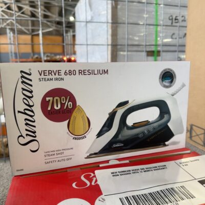 NEW SUNBEAM VERVE 680 RESILIUM STEAM IRON SRA6800 WITH 12 MONTH WARRANTY