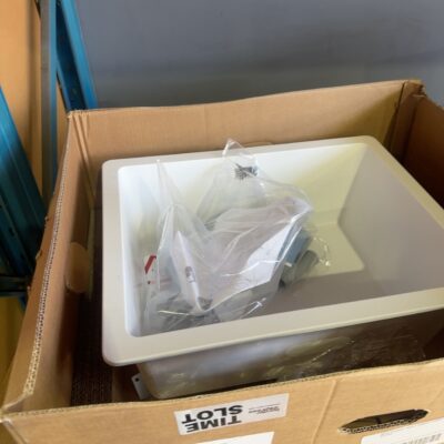 NEW SCHOCK WHITE SINGLE LARGE BOWL N120W