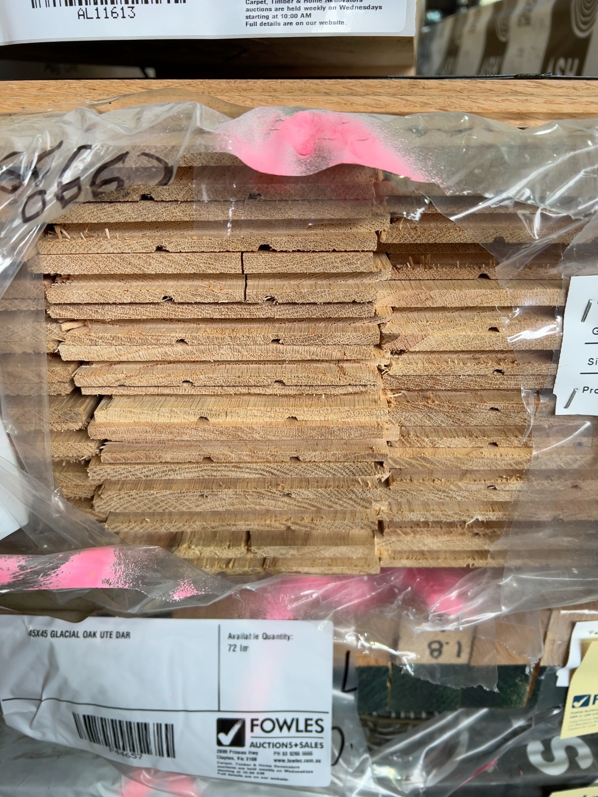 133X19 GLACIAL OAK STD GRADE FLOORING