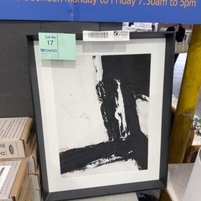 EX STAGING, ARTWORK, SOLD AS IS