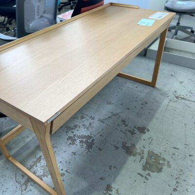 SAMPLE FURNITURE - SOLID ASH & OAK VENEER, 2 DRAWER 1500MM WIDE RRP$449