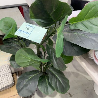 EX STAGING, FAUX PLANT, SOLD AS IS