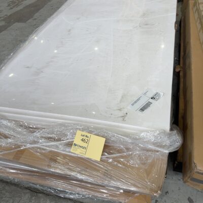 PALLET OF ASSORTED SHOWER PANELS IN A VARIETY OF FINISHES, SOLD AS IS