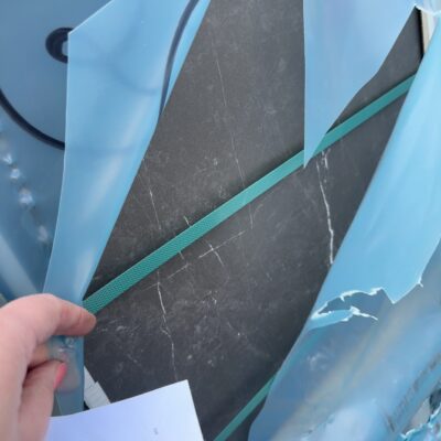 PALLET OF 600MM X 600MM NEBULA MATT ALFRESO/OUTDOOR TILE, DARK GREY STONE LOOK, ANTI SLIP FINISH (32 BOXES OF 1.44M2 PER PALLET)