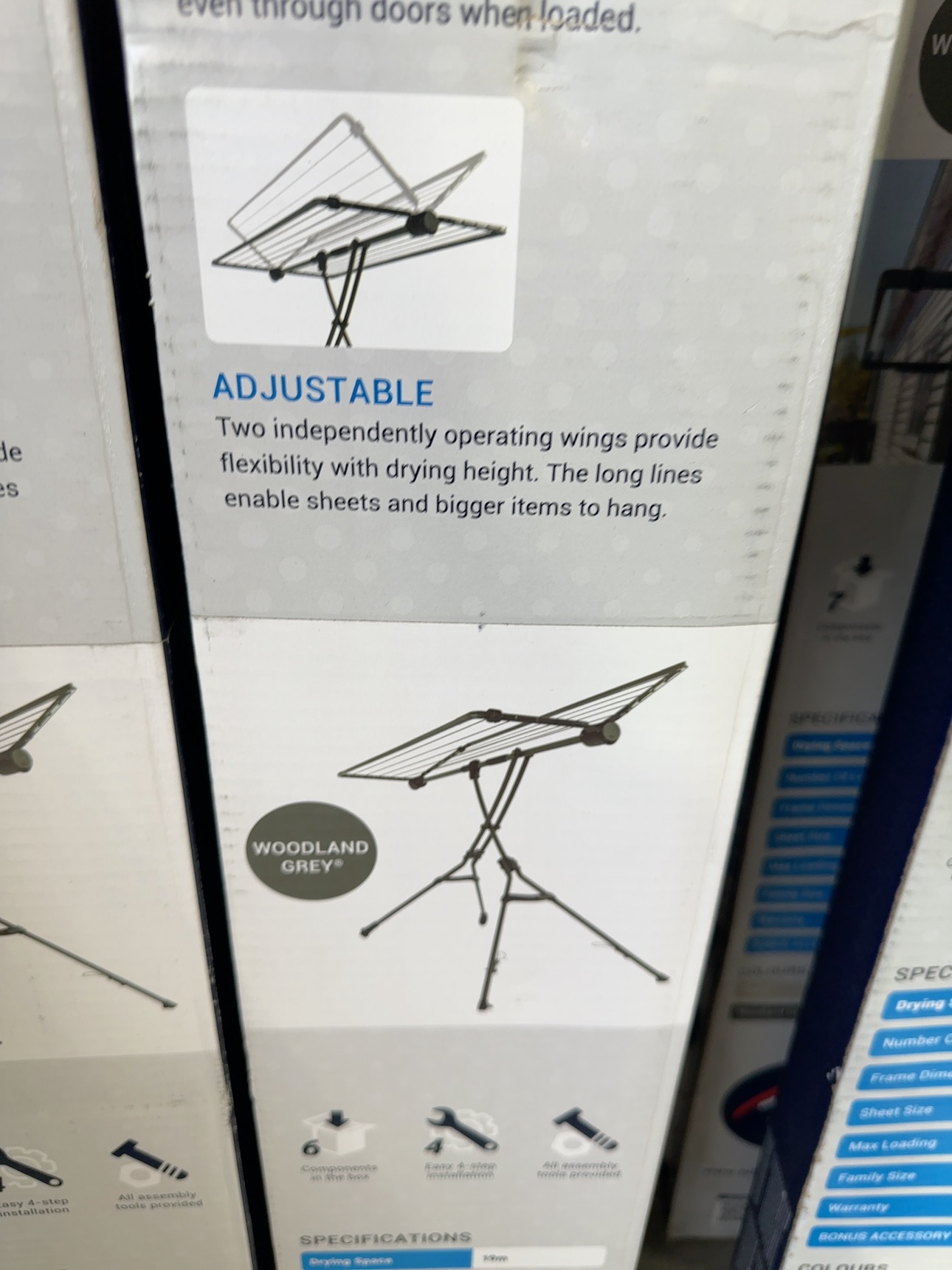 NEW HILLS INDOOR OR OUTDOOR CLOTHES AIRER, 80154713 NEW HILLS INDOOR OR OUTDOOR CLOTHES AIRER, 80154713