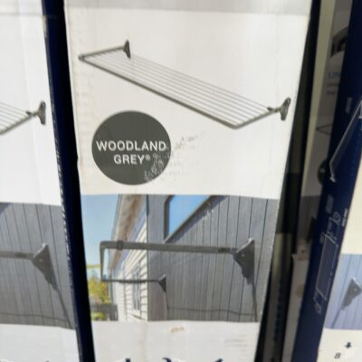 NEW HILLS COMPACT FOLDING CLOTHESLINE, WOODLAND GREY, 80152955