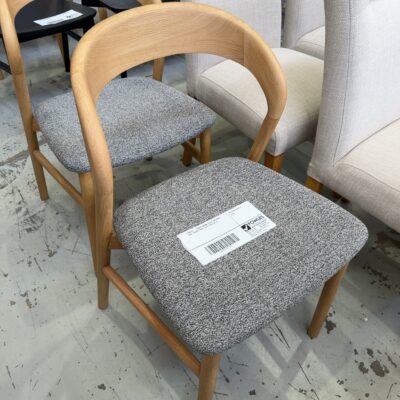 SAMPLE - TEMPO DINING CHAIR, NATURAL OAK, THYME FABRIC SEAT SOLD AS IS SAMPLE - TEMPO DINING CHAIR, NATURAL OAK, THYME FABRIC SEAT SOLD AS IS