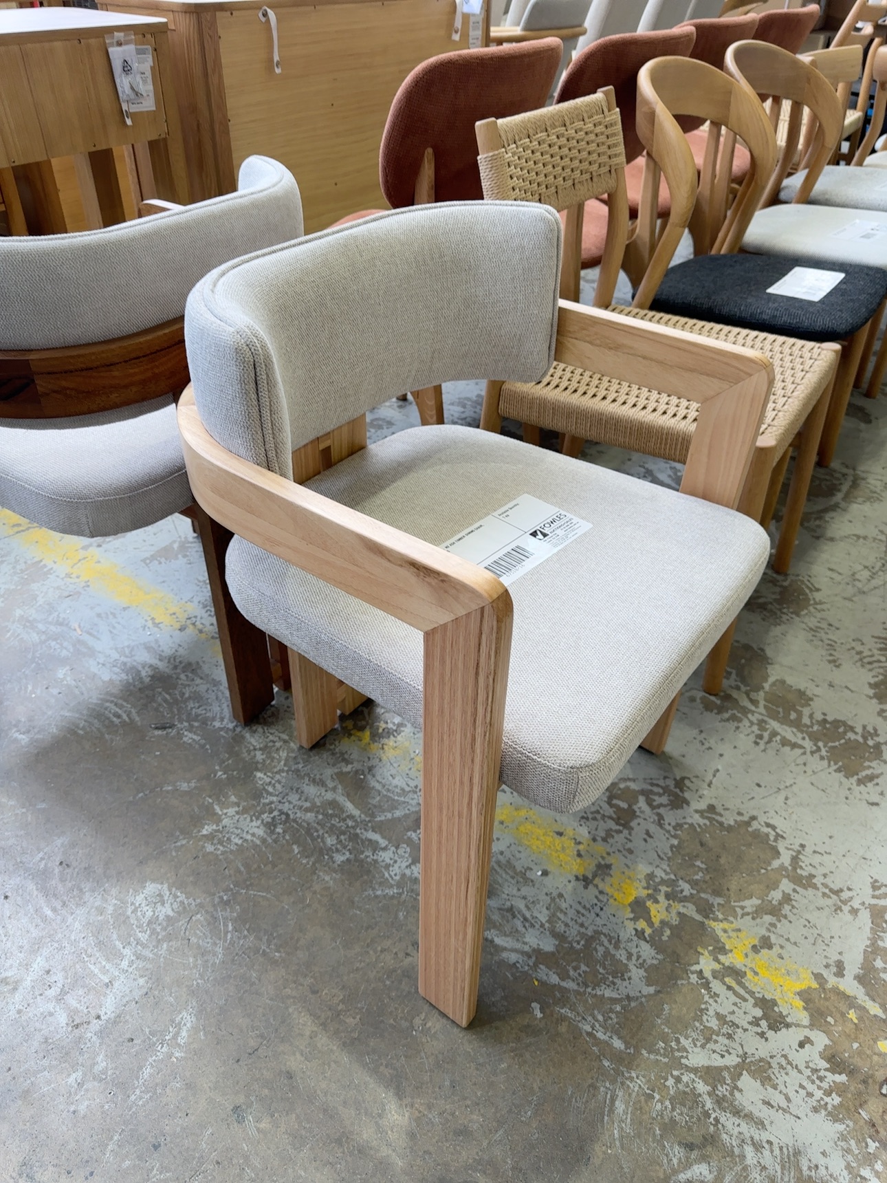 SAMPLE - NZ ASH TIMBER DINING CHAIR, SOLD AS IS SAMPLE - NZ ASH TIMBER DINING CHAIR, SOLD AS IS