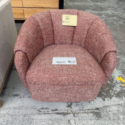 SAMPLE - TULLY ARMCHAIR, FABRIC, SOLD AS IS